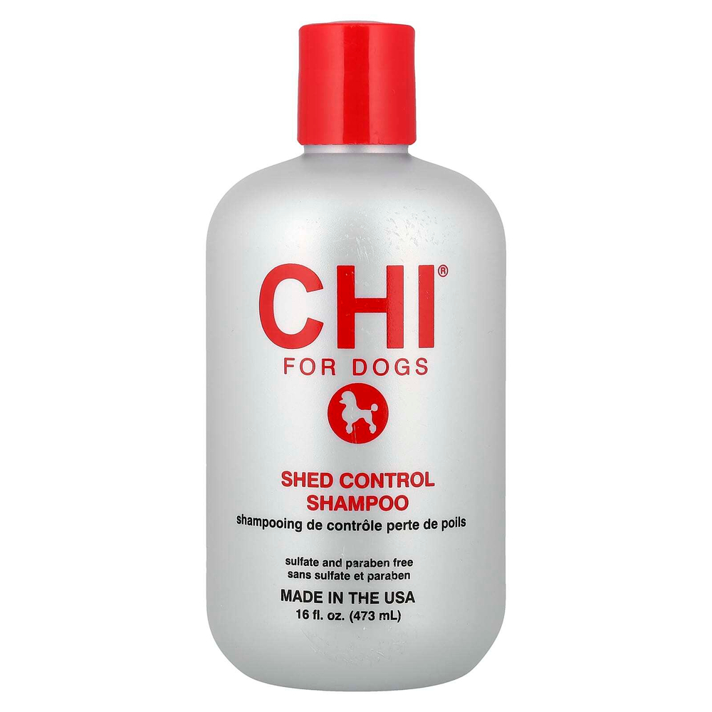 CHI for Dogs, шампунь для контроля линьки, для собак, 473 мл (16 жидк. унций)