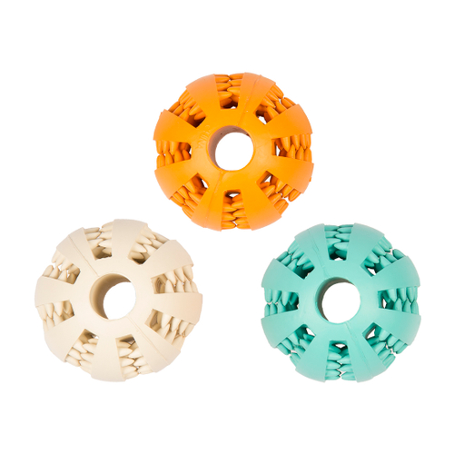 Игрушка для собак резиновая «Мяч зубочистик», 5 см DUVO+