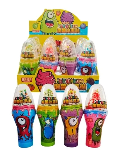 Конфеты леденцы Мороженое с шипучкой 23 г * 12 шт