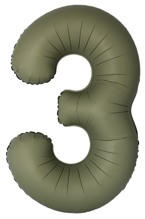 FM (40''/102 см) Цифра, 3 Slim, Оливковый, Матовый, 1 шт. в уп.