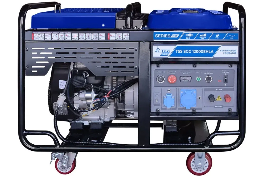 Генератор (12 кВт) TSS SGG 12000EHLA бензиновый