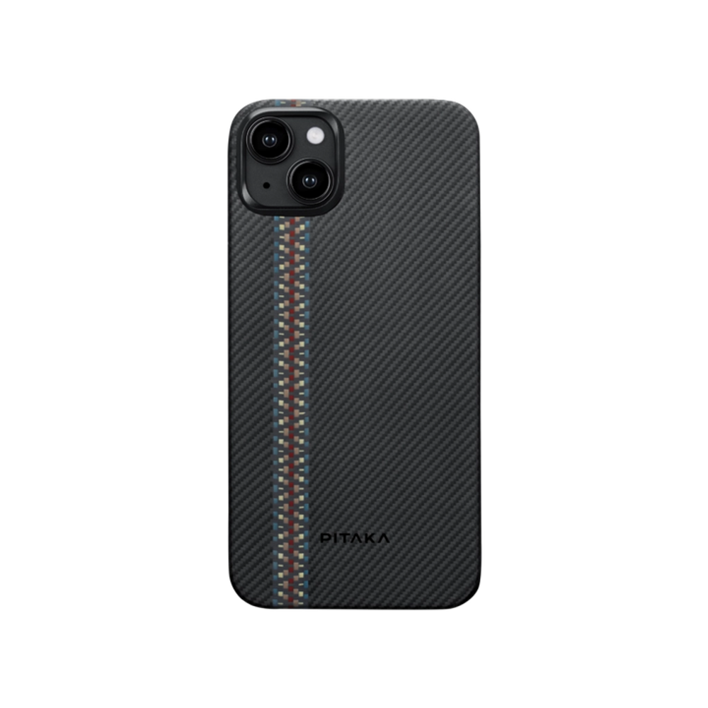 Чехол Pitaka Fusion Weaving MagEZ Case 4 для iPhone 15 Plus Rhapsody