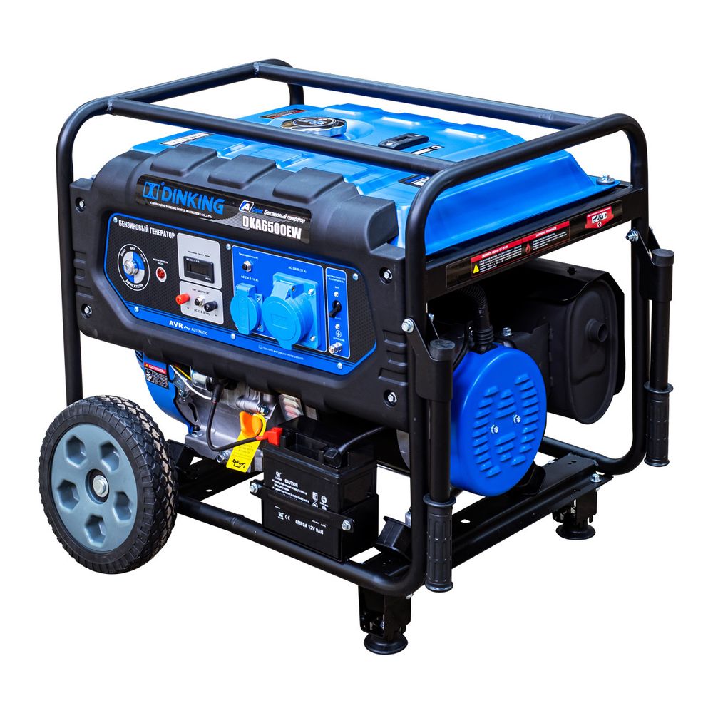 Генератор бензиновый Dinking DKA6500EW - [6 кВт / 220V] эл. пуск
