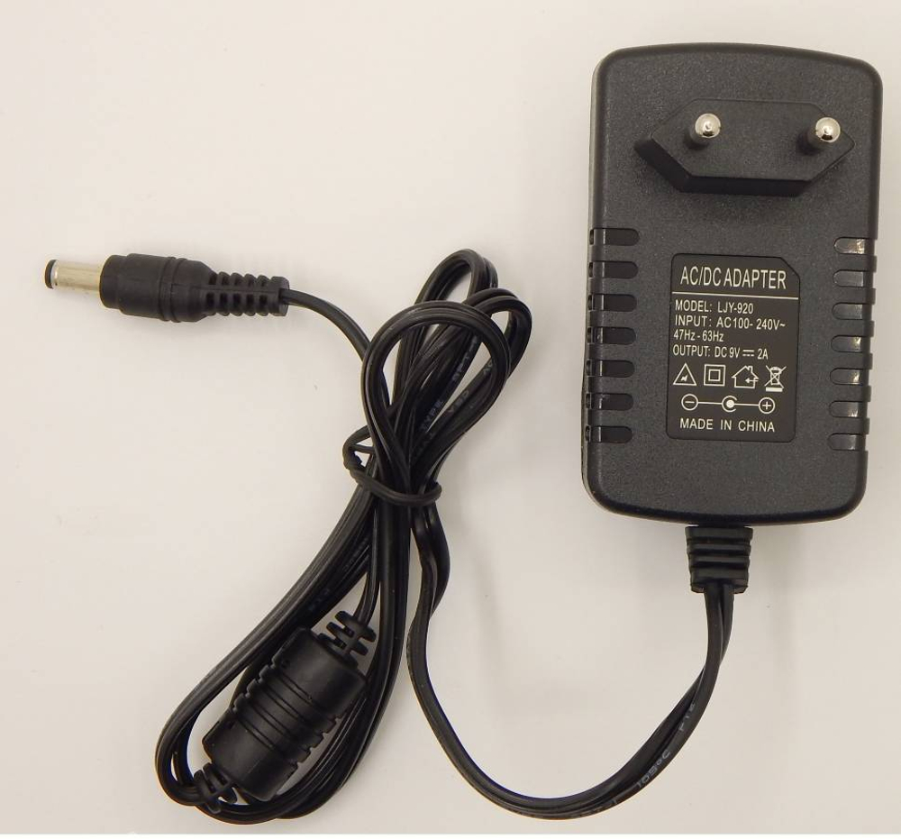 блок питания 12V/2A толстый джек
