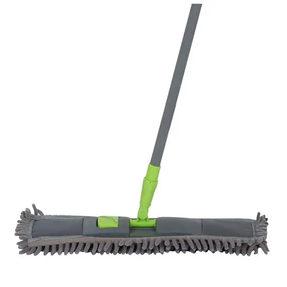 Швабра для пола с насадкой из микрофибры MopM4 цвет -серый