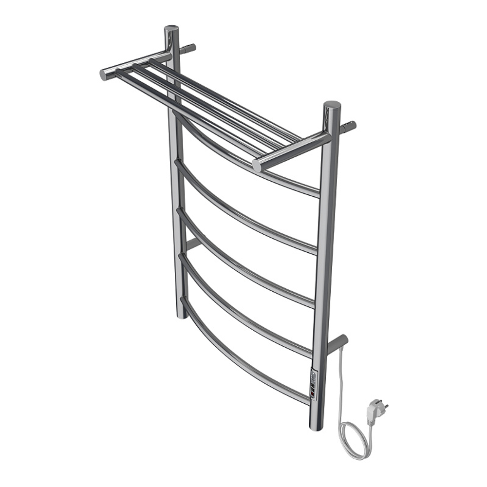 Полотенцесушитель электр. Azario VERONA 53.2х80, Хром