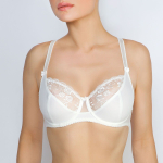 Бюстгальтер-балконет на косточках с мягкими трехразрезными чашками (Размер: 90C) (Цвет: пудровый)