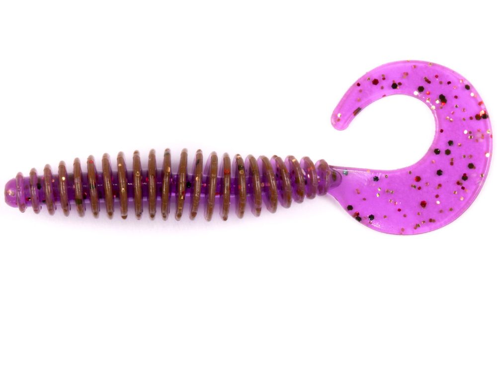 Слаги съедобные искусственные Lucky John ULTRAWORM Curly 2in (50 мм), цвет S13, 10шт.