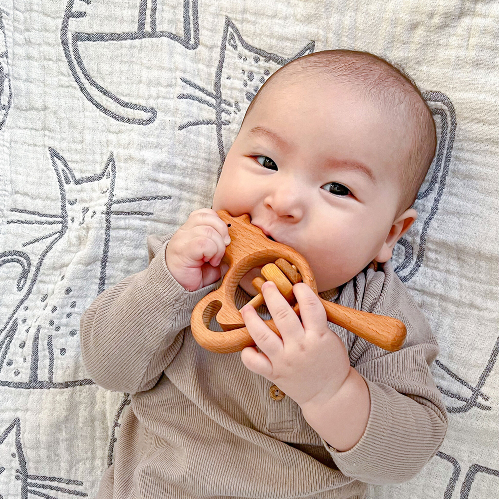 Деревянная погремушка Петушок Леснушки