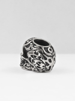 Шарм Череп Tribal Skull из серебра