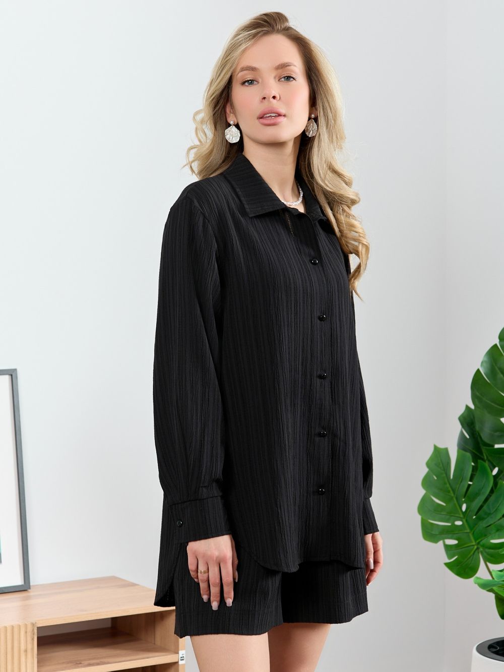 Рубашка Сиеста-5 Виотекс ЧЁРНЫЙ