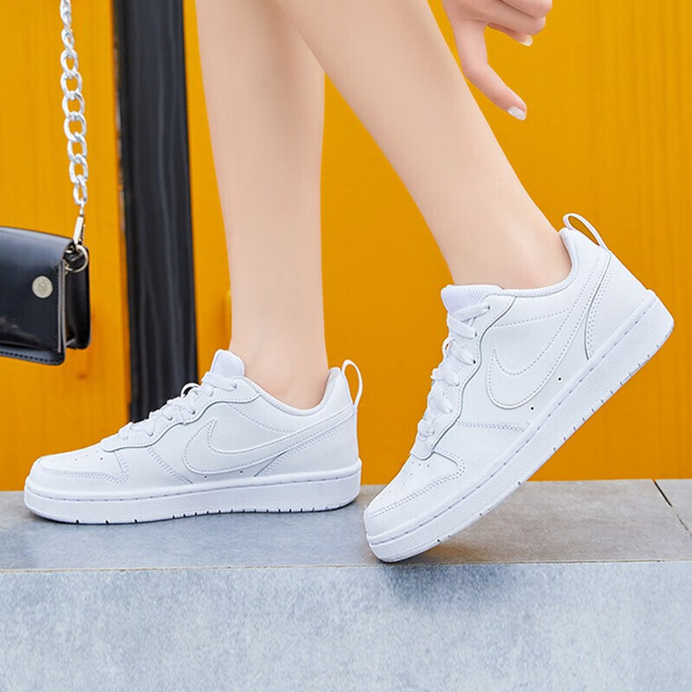 Женские кроссовки Nike Court Borough Low 2 'Triple White' BQ5448-100