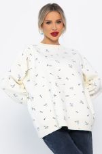 Свитер оверсайз Анита (белый) Б14761-1М LT Collection
