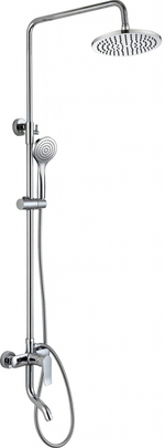 ДУШЕВАЯ КОЛОННА СО СМЕСИТЕЛЕМ ДЛЯ ВАННЫ С ПОВОРОТНЫМ ИЗЛИВОМ BRAVAT EMERALDA F6337371CP-A-RUS