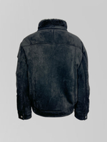 Дубленка VARGRO 8366-7580 на меху на молнии с ремешком снизу