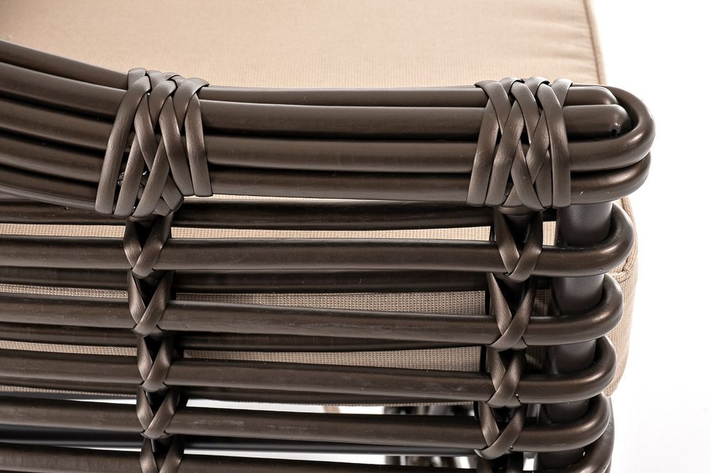 "Блисс" кресло из искусственного ротанга, цвет бронзовый