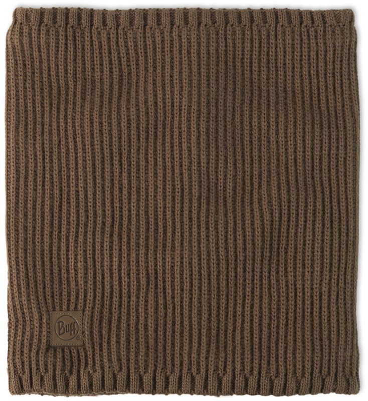 Вязаный шарф-труба с флисом Buff Knitted & Fleece Neckwarmer Rutger Brindle Brown Фото 3