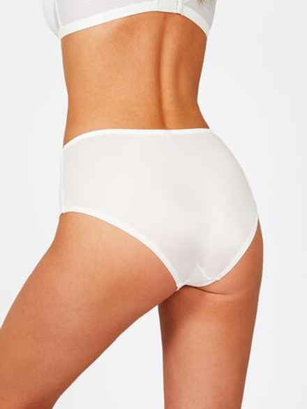 Трусы Zebra слипы с высокой линией талии (молоко)