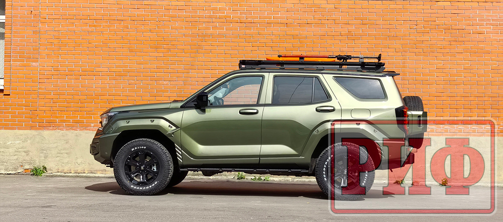 Багажник экспедиционный (платформа) алюминиевый 1250x2080 мм для TANK 400 (с крепежом) РИФ