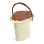 Ведро - туалет Адис слоновая кость С406СЛК (комплект 6 шт)