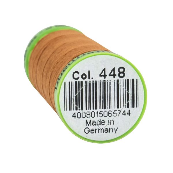 Нитки для тонких тканей Gutermann Extra Fine 150 (200 метров), 5 кат. | 448 шоколадная охра