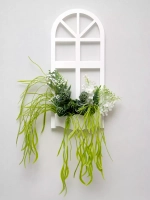 Панно на стену для интерьера "Окно с цветами"