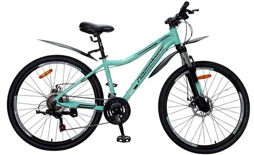 Велосипед 26" Nameless J6300DW, бирюзовый, 15"