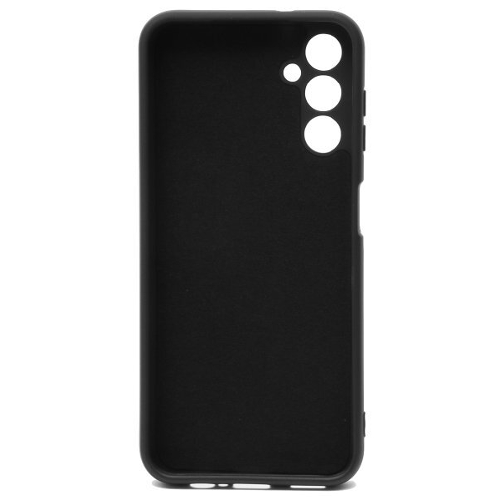 Накладка Samsung A24 4G/5G силикон матовый черный Soft Case Zibelino