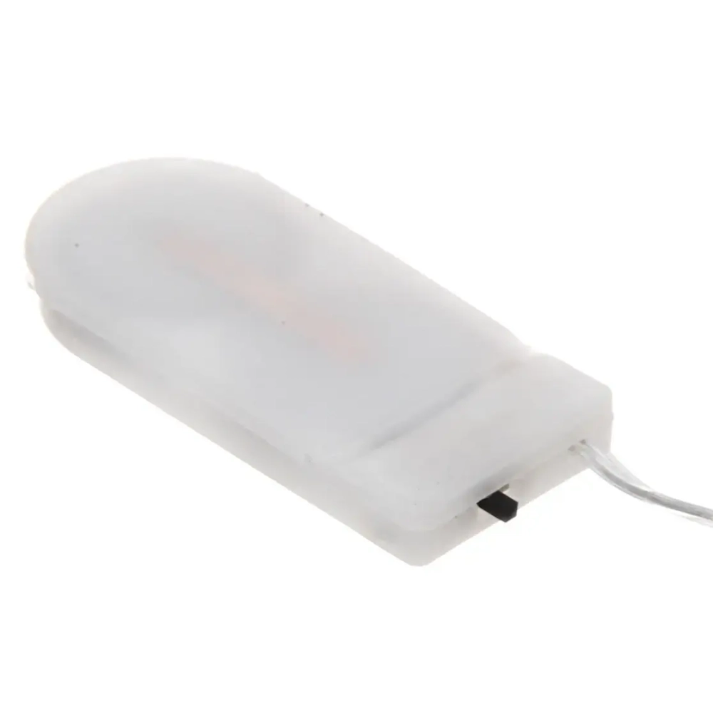 Гирлянда для дома ЛЕНТА ДЕКОРАТИВНАЯ «Звездочки» 2,0 м, 5 см (на батарейках), Белый (подсветка белая)