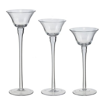 GAEM Набор из 3-х подсвечников, L22,5 W12 H32,5 см