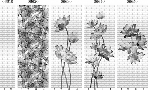 Панель ПВХ фотопечать 3D Panda Таинственный сад 2700х250 мм