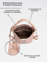 GERA Сумка-рюкзак женская через плечо, трансформер