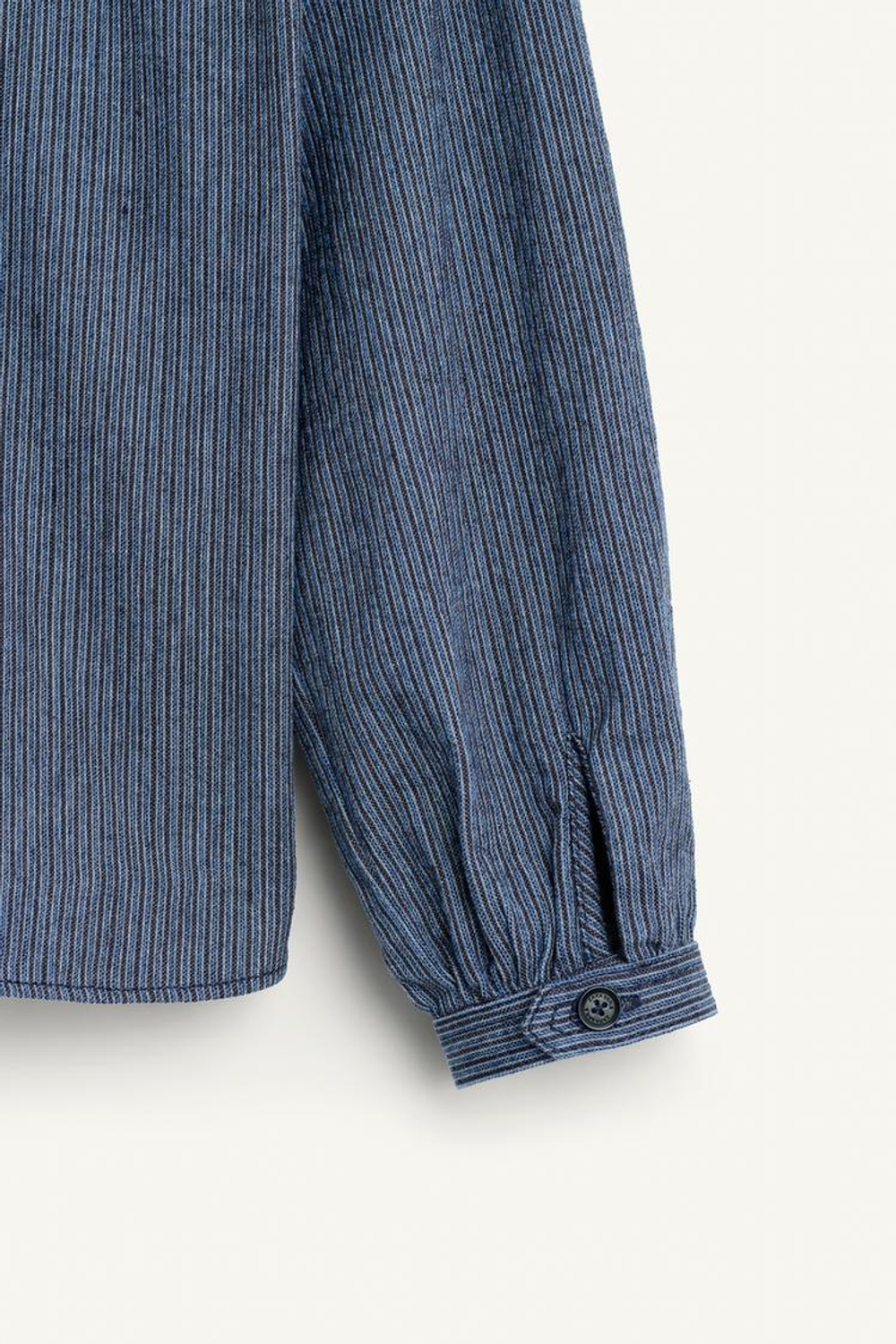 ZARA РУБАШКА С ВОРОТНИКОМ-ЛОДОЧКА, ТЕМНО-СИНИЙ