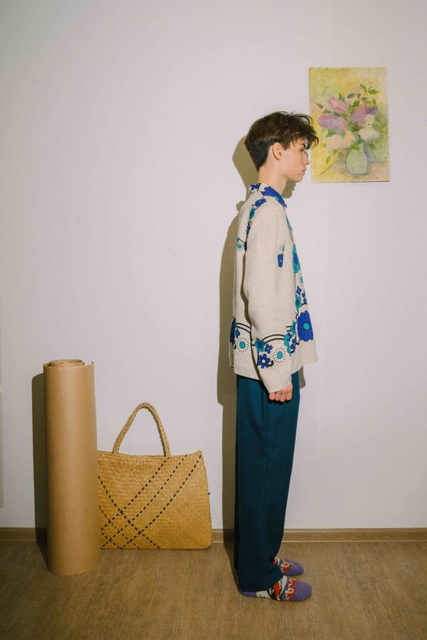 Рубашка Chamomile Blue Shirt beige - фото 3