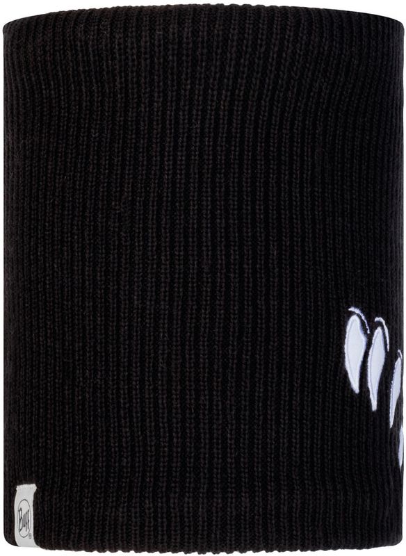 Вязаный шарф-труба с флисом детский Buff Neckwarmer Knitted Polar Funn Bat Black Фото 1