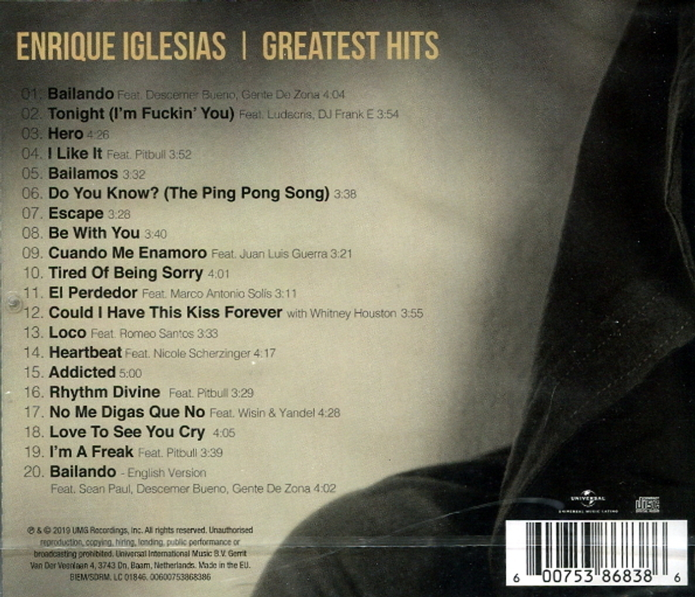 Enrique Iglesias / Greatest Hits (CD)