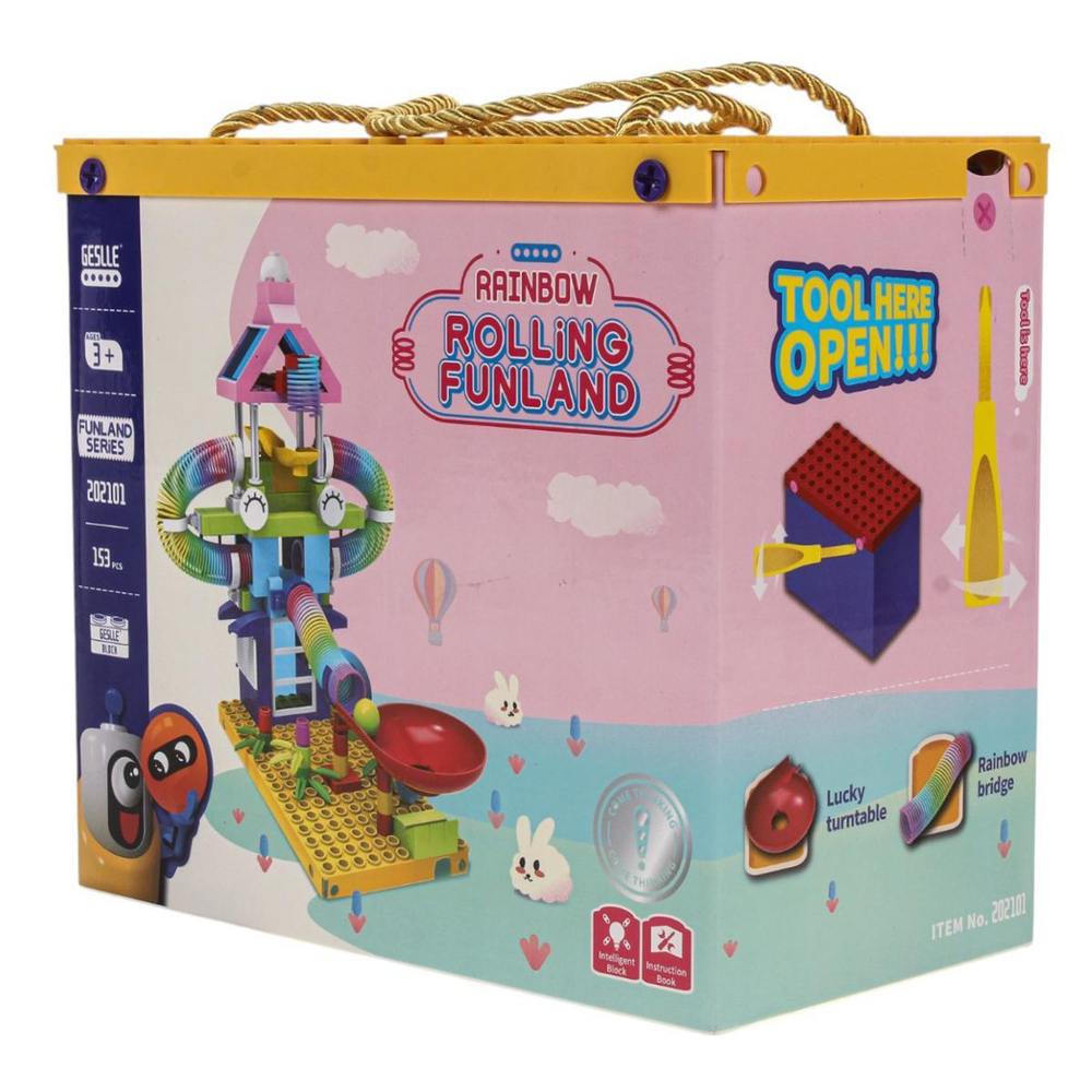 Конструктор сборный "Страна пружиния"(153эл.) (23.5×13×20.5см) (Арт. Y843251)