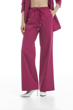 Брюки клеш из уплотненного хлопка