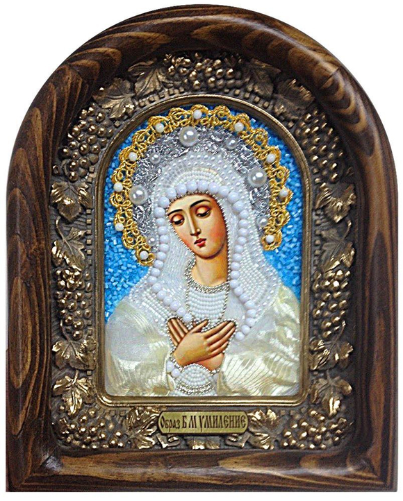 Икона Пресвятая Богородица Умиление бисер