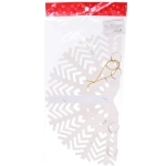 Украшение фольгированное «Снежный шар» d-30 см, Белый