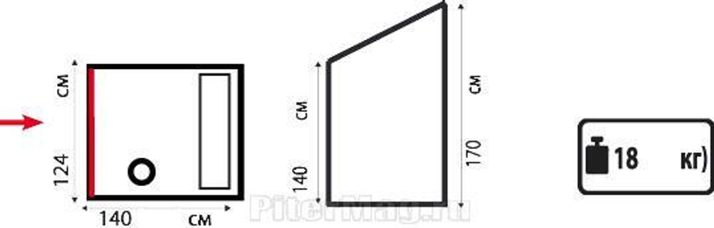 Палатка для бани Totem Sauna 2
