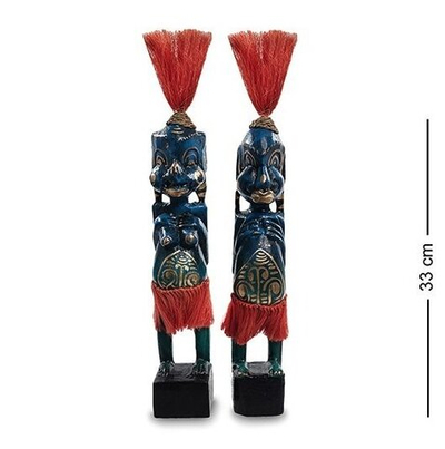 22-058 Статуэтка "Асмат" н-р из двух, 33 см