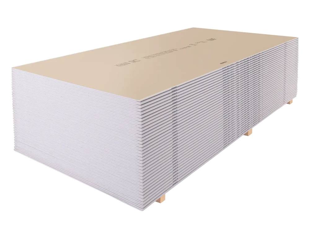 Гипсокартонный лист ГКЛ Кнауф 1200х2500х9,5 мм