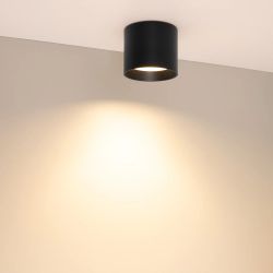 Светильник SP-BISCOTTO-R90-8W Warm3300-MIX (BK, 80 deg, 230V) (Arlight, IP54 Металл, 5 лет) 054911