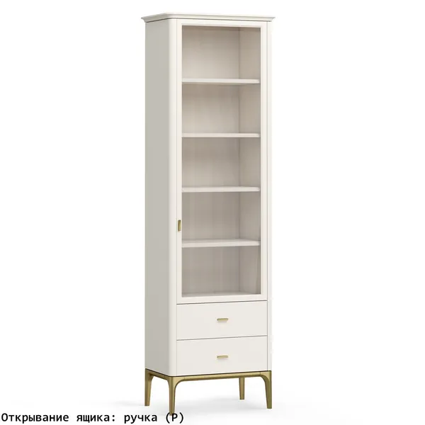 Шкаф книжный малый 2 ящика R