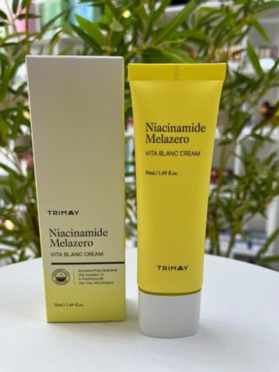 TRIMAY Витаминный крем для борьбы с пигментацией Niacinamide Melazero Vita Blanc Cream 50 мл