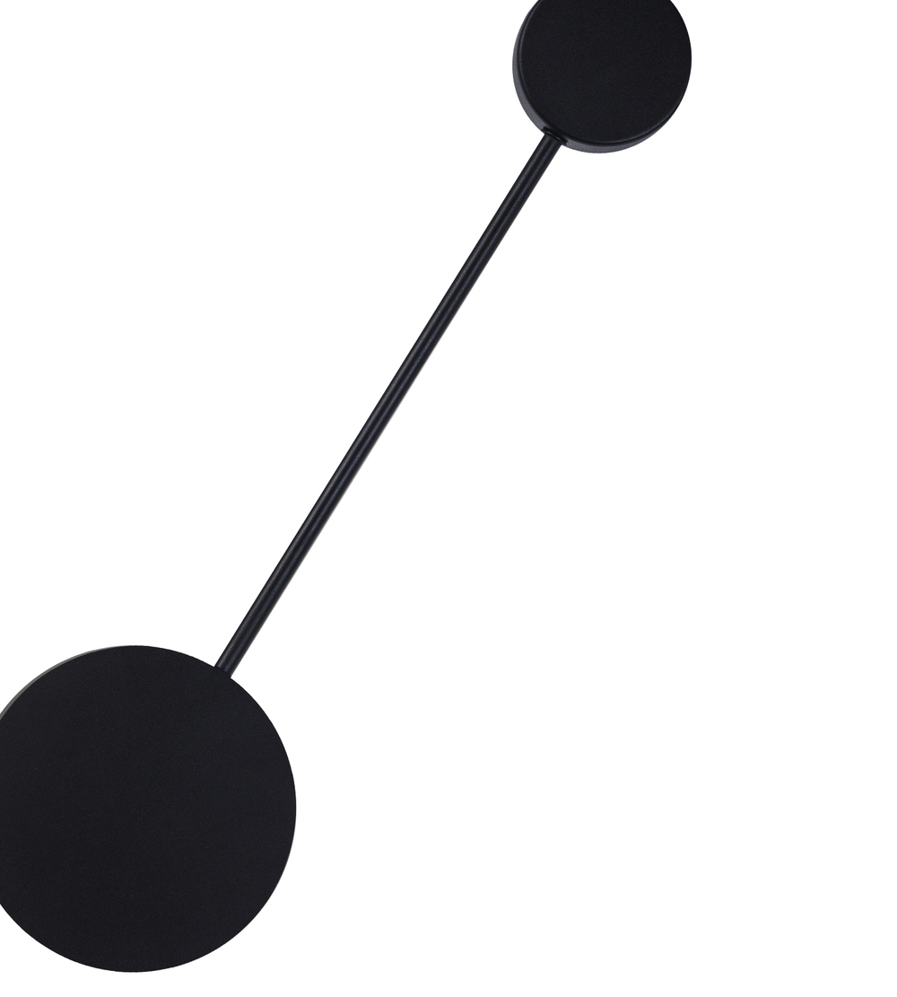 2208-1B,19 Настенный светильник Фирс черный Led 5W