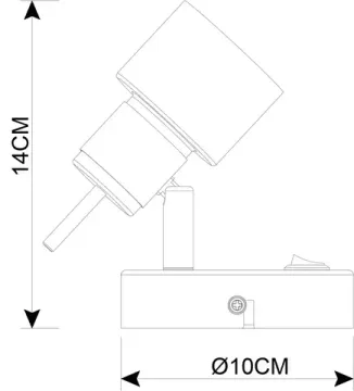 Спот 1*GU10 A1906AP-1WH белый ALMACH Arte Lamp