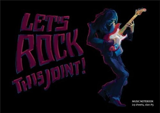 Тетрадь Нотная тетрадь "Гитарист" формат А5, 24 листа