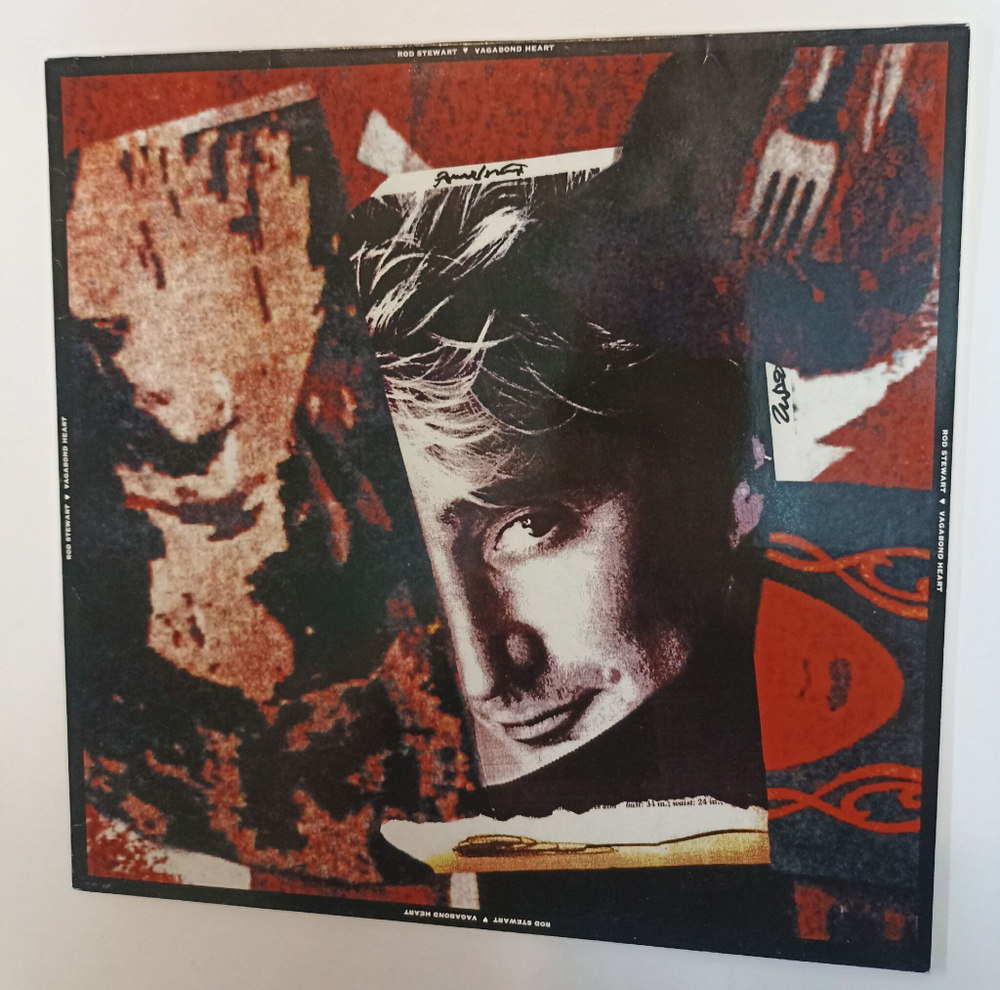 Винтажная виниловая пластинка LP Rod Stewart Vagabond Heart (Germany 1991)